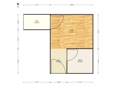 1室1廳 天驕北麓南區(qū)