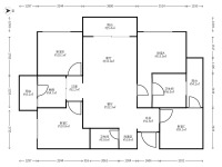4室2廳3陽(yáng)臺(tái) 天驕北麓南區(qū)戶型圖