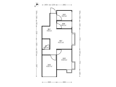 3室2廳1陽臺 金色俊園