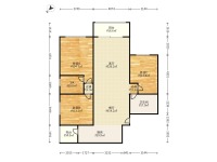 3室2廳2陽臺 廣福城雅福園戶型圖