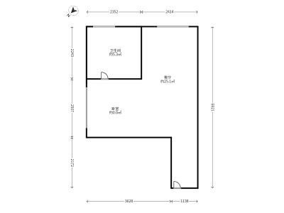 1室1廳1陽臺 未名城A6