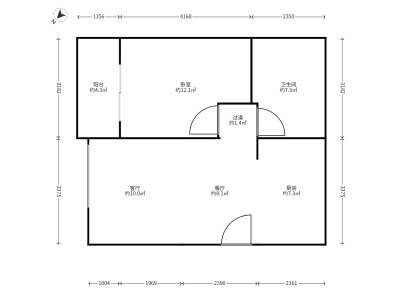 1室1廳1陽臺 和諧世紀(jì)