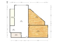 2室2廳 玫瑰灣小區(qū)公寓戶型圖