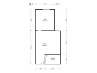 1室1廳 南悅城公寓公寓戶型圖