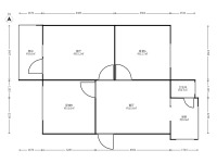2室2廳1陽臺 田壩小區(qū)戶型圖