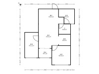 3室2廳1陽臺 候谷花園戶型圖