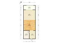 1室1廳1陽臺 濱江俊園香儂組團(tuán)戶型圖