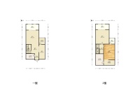 2室2廳4陽臺(tái) 濱江俊園香儂組團(tuán)戶型圖