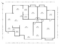 4室2廳2陽臺 金江小區(qū)融苑戶型圖