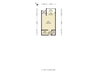 2室2廳 紅星國際晶品公寓戶型圖