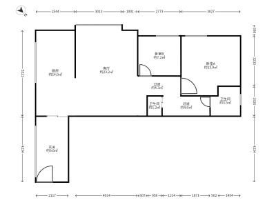 2室2廳1陽臺 和諧世紀