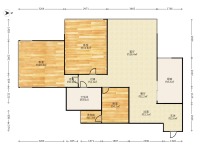 3室2廳1陽臺 南亞未來城戶型圖
