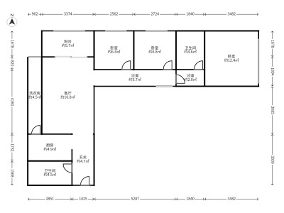3室2廳1陽臺 瑞鼎城一期