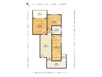 2室2廳1陽(yáng)臺(tái) 恒大云報(bào)華府戶(hù)型圖