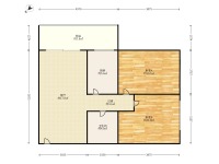 2室1廳1陽臺 碧海秋月戶型圖