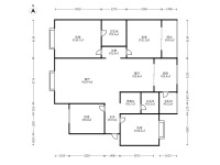 4室2廳2陽臺 機電裕海小區(qū)（上馬村）戶型圖