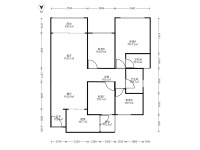 4室2廳1陽臺 中海云著戶型圖