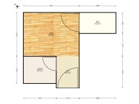 1室1廳1陽臺 天驕北麓南區(qū)戶型圖