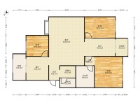 4室2廳2陽臺 金實小區(qū)戶型圖