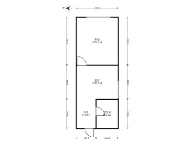 1室1廳 金尚俊園一期