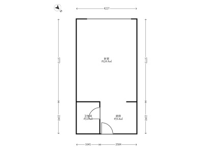 1室1廳 德潤(rùn)朗悅灣