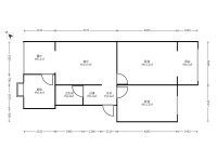 2室2廳1陽臺 白馬小區(qū)戶型圖