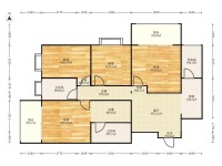 3室2廳2陽臺(tái) 俊發(fā)盛唐城星河郡（一期）戶型圖