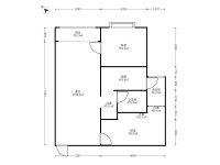 2室2廳2陽臺 譽(yù)峰峰景戶型圖