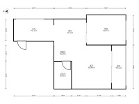 2室2廳1陽臺(tái) 金域緹香戶型圖