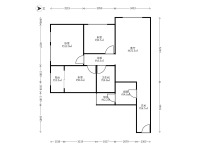 3室2廳1陽臺 俊發(fā)城紫薇苑A區(qū)戶型圖