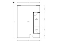 1室1廳1陽(yáng)臺(tái) 潤(rùn)城八區(qū)戶(hù)型圖