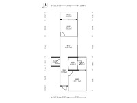 2室1廳1陽臺 萬宏國際三期戶型圖
