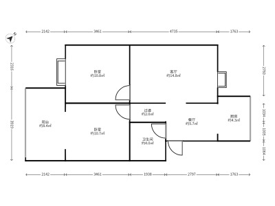 2室2廳 勝利花園二期