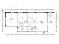 3室2廳1陽臺(tái) 七彩俊園戶型圖