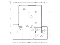 3室2廳2陽臺 金地珺悅戶型圖