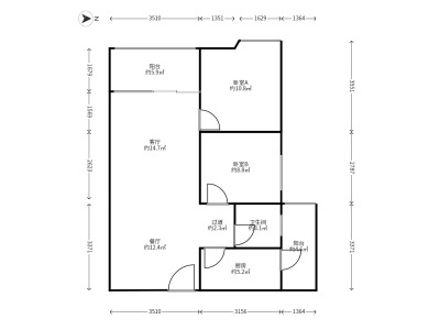 2室2廳2陽臺 華龍人家