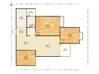 3室2廳1陽(yáng)臺(tái) 金地九樾戶(hù)型圖