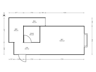 1室1廳 正大紫都城
