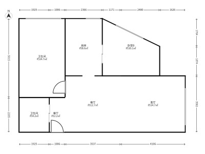 2室2廳1陽臺 金領(lǐng)時代