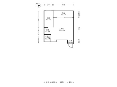 2室2廳2陽(yáng)臺(tái) 麗水雅苑