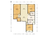 4室2廳2陽臺(tái) 實(shí)力壹方城戶型圖