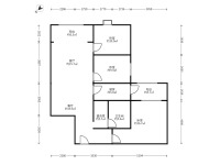 3室2廳2陽臺 東驤神駿一期戶型圖