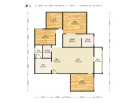 4室1廳1陽臺 未名城A3戶型圖