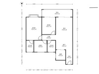 3室2廳1陽臺(tái) 碧桂園北城映象雨水苑戶型圖