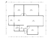 3室2廳1陽臺 月牙塘小區(qū)戶型圖
