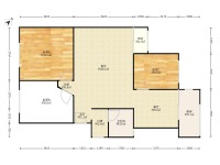 3室2廳1陽臺 金實小區(qū)耀實園戶型圖
