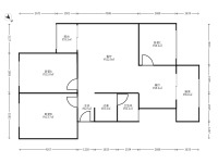 3室2廳1陽臺 金實小區(qū)耀實園戶型圖