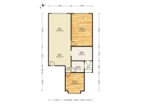2室2廳1陽臺 實力壹方城戶型圖