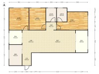 3室2廳2陽臺 濱江俊園塞納組團(tuán)戶型圖