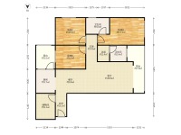 3室2廳 溪畔麗景戶(hù)型圖